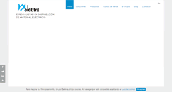 Desktop Screenshot of grupoelektra.es